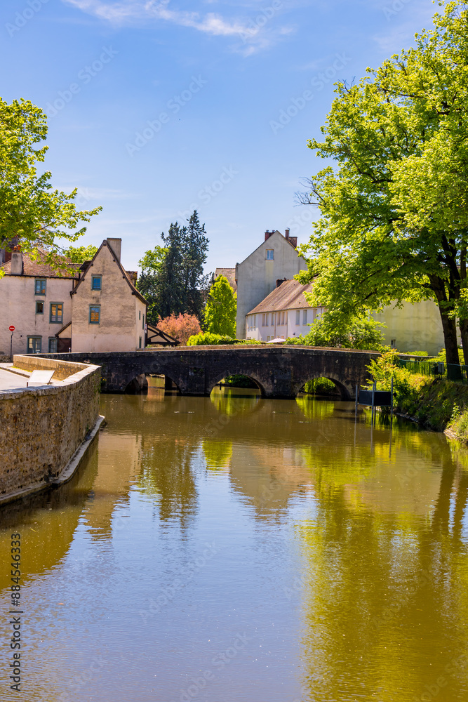 Obraz premium La rivière L'Eure à Chartres