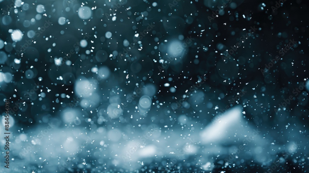 Snow falling on a dark background at night Snow falling on a dark background at night