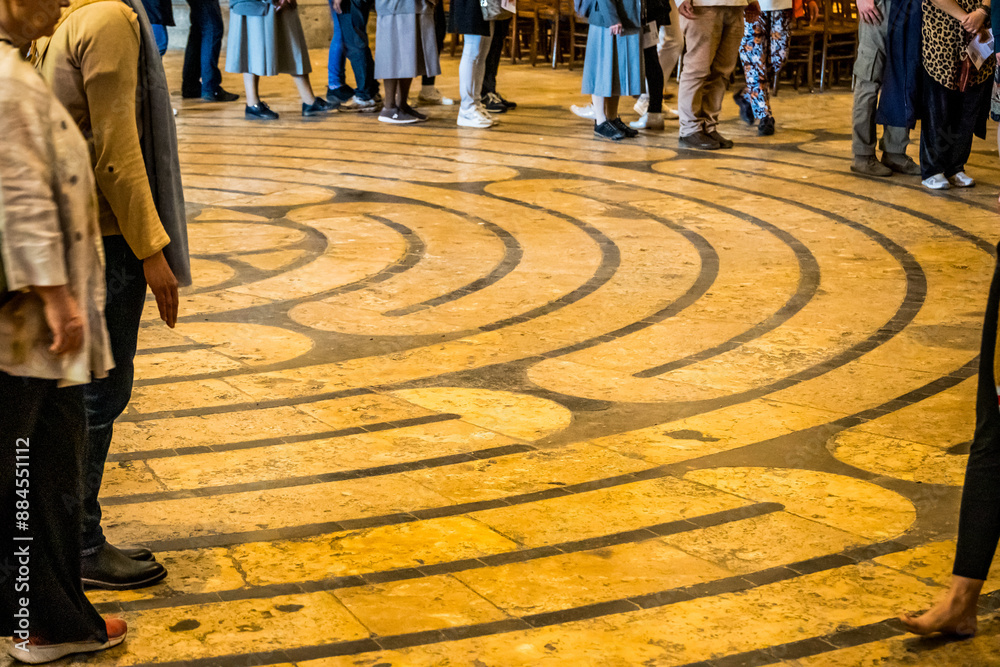 Le labyrinthe de la cathédrale de Chartres