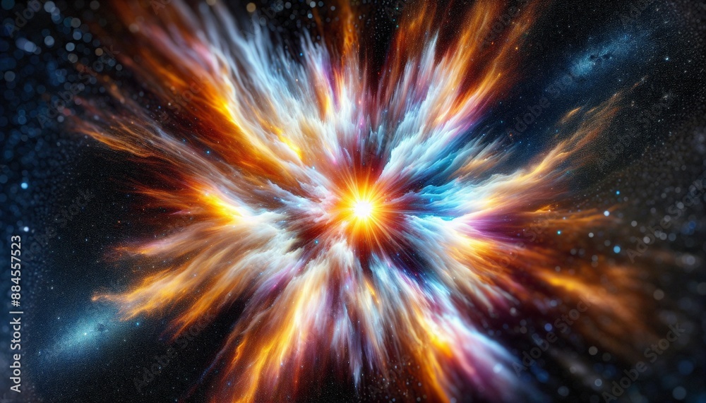Fototapeta premium supernova in space