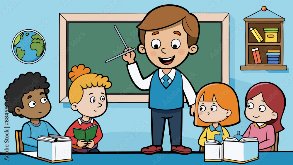 the teacher teach us the teacher teach us