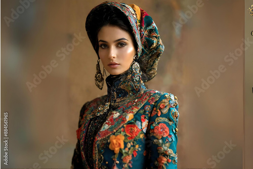   full-body fashion style of beautiful women,  generative ai