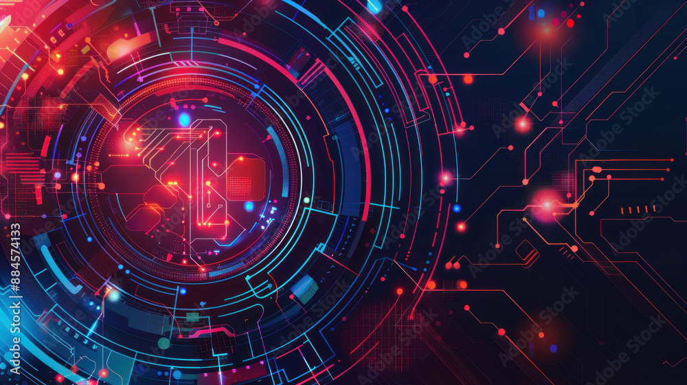 Obraz premium Modern tech designs with stylish patterns. Premium tech backgrounds for business, certificates, and brochures.