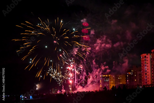 Fireworks at the Beach for the Fourth of July 2024, Orange Beach, Alabama