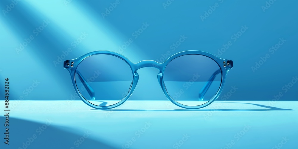 Stylish sunglasses with a blue background, ideal for summer fashion, high-quality advertisements, and trendy visual designs.
Stylish sunglasses with a blue background, ideal for summer fashion, high-quality advertisements, and trendy visual designs.