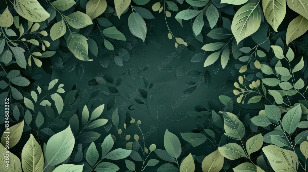Green Leaves Background