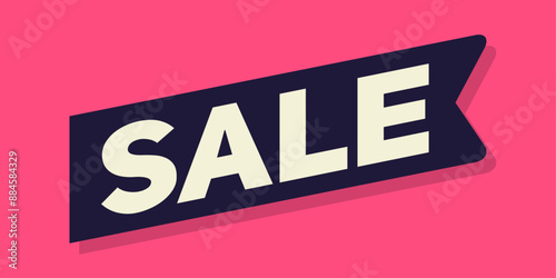 This striking sign prominently displays the word "SALE" in bold, colorful text. It is perfect for attracting attention to sale events and special promotions in retail settings.