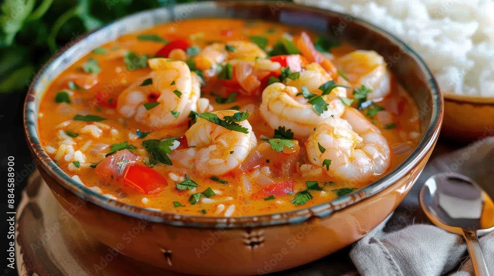 Shrimp Curry with Rice Shrimp Curry with Rice