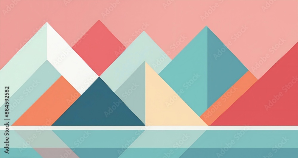 Bold Geometric Dance: Vibrant Colors in Abstract Shapes
Bold Geometric Dance: Vibrant Colors in Abstract Shapes