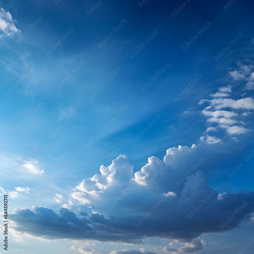 clouds scattered across a cerulean sky size diminishing with distance sun kissed edges sky gradie clouds scattered across a cerulean sky size diminishing with distance sun kissed edges sky gradie