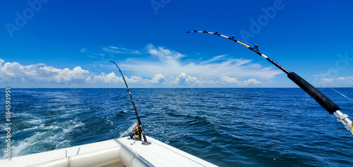 Turquoise Water, Summer in Orange Beach, Alabama, Fishing out of Perdido Pass, passing Bird Island and Robinson Island with Recreational Boaters enjoying the Islands and Sandbars