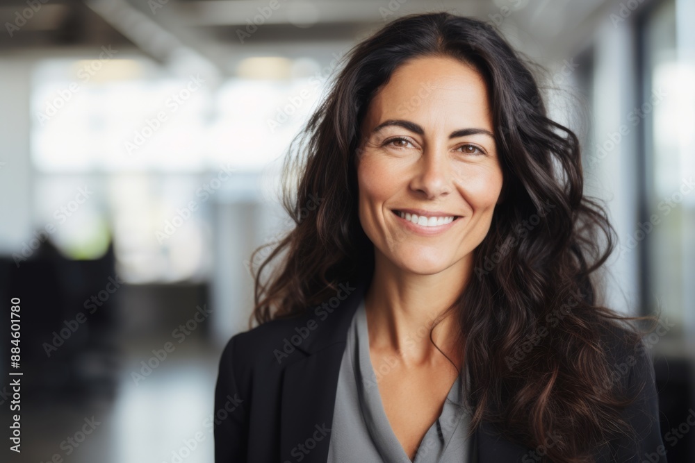Naklejka premium Portrait of a middle aged Caucasian business woman