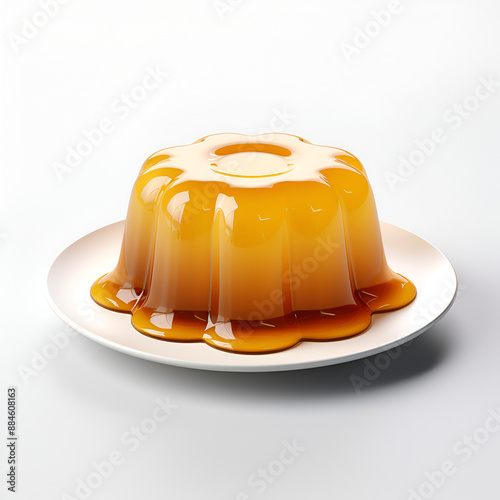 orange jelly cake