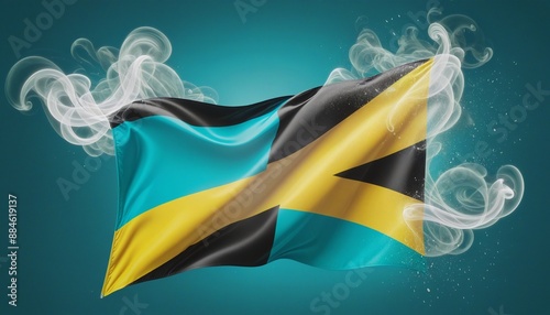 **Celebrate Bahamian Pride: Emblems and Joyous Festivities of a Democratic Nation** photo