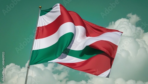 Celebrating Hungary: A Symbolic and Patriotic Illustration of National Pride