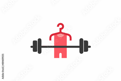 Fitness Apparel Brand Logo vector art illustration