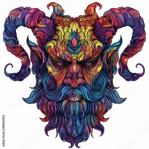 **Animal, Monster, Devil, Angel, Mecha: Vector Head Style Cartoon Realism Full Colors Illustration