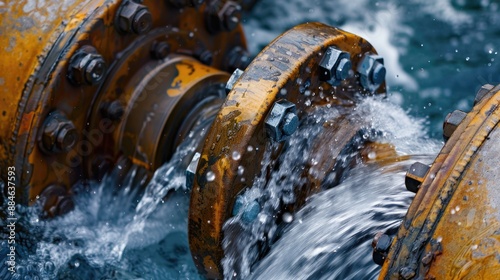 Ductile iron sluice valve leakage