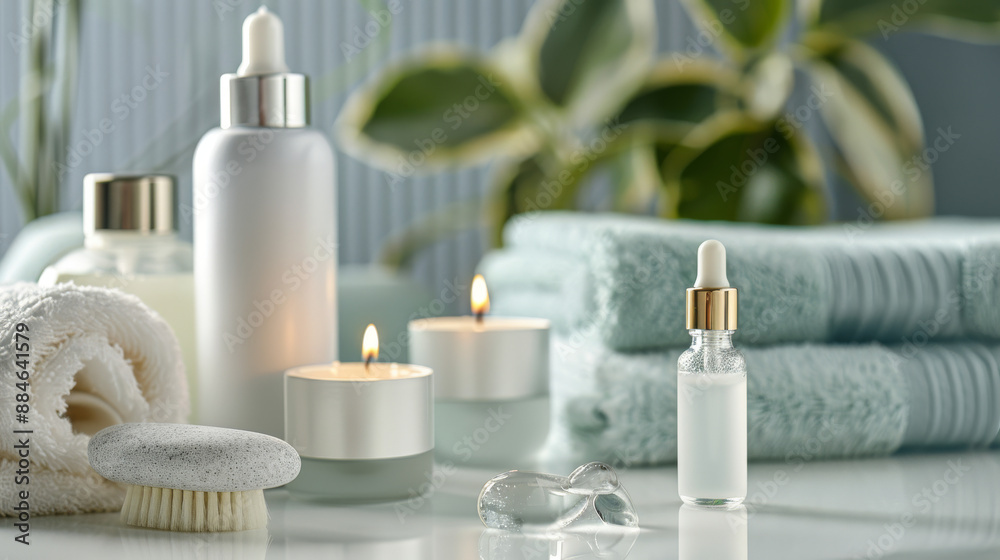 Essential spa supplies include:

- Dropper bottles with frosted glass
- Candles for a relaxing ambiance
- Soft towels for comfort and pampering