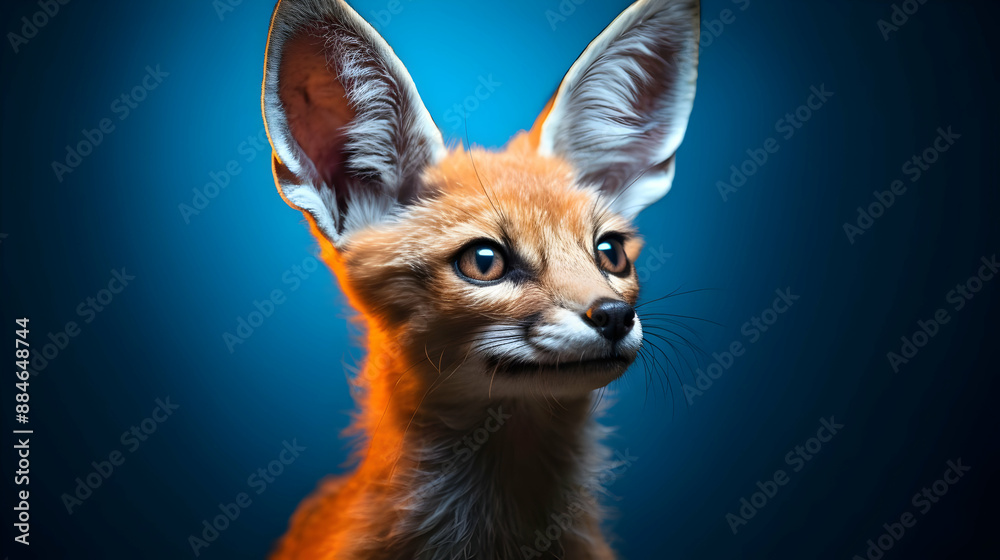 Cute Fox Pup Portrait