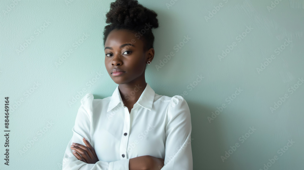 Portrait of a confident black business woman Portrait of a confident black business woman