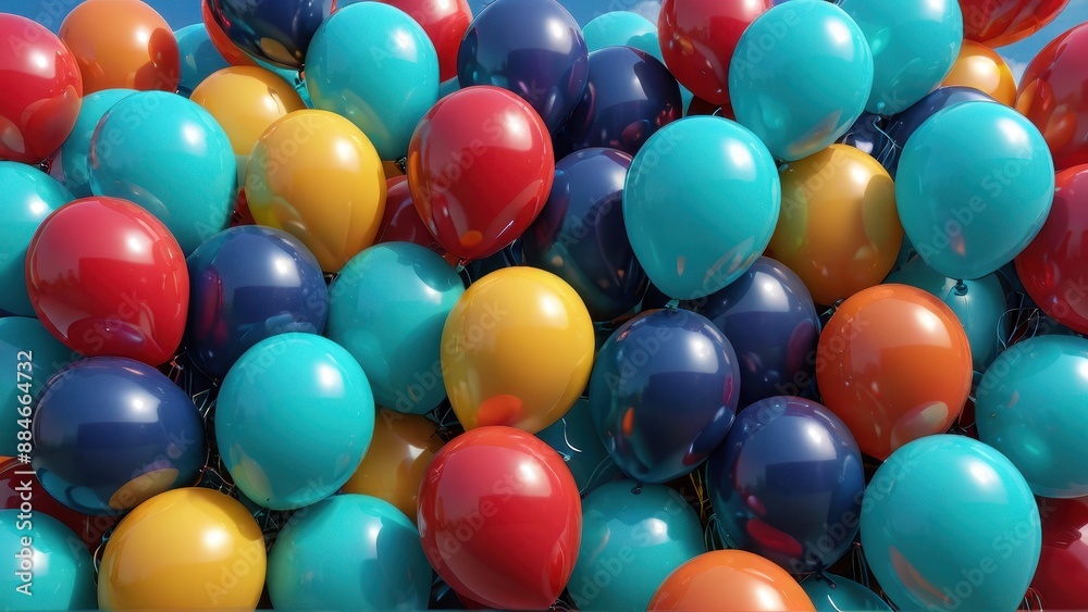 Colorful Balloons Background. Colorful Balloons Background.