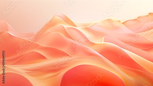 Soft Peach Gradient Background.