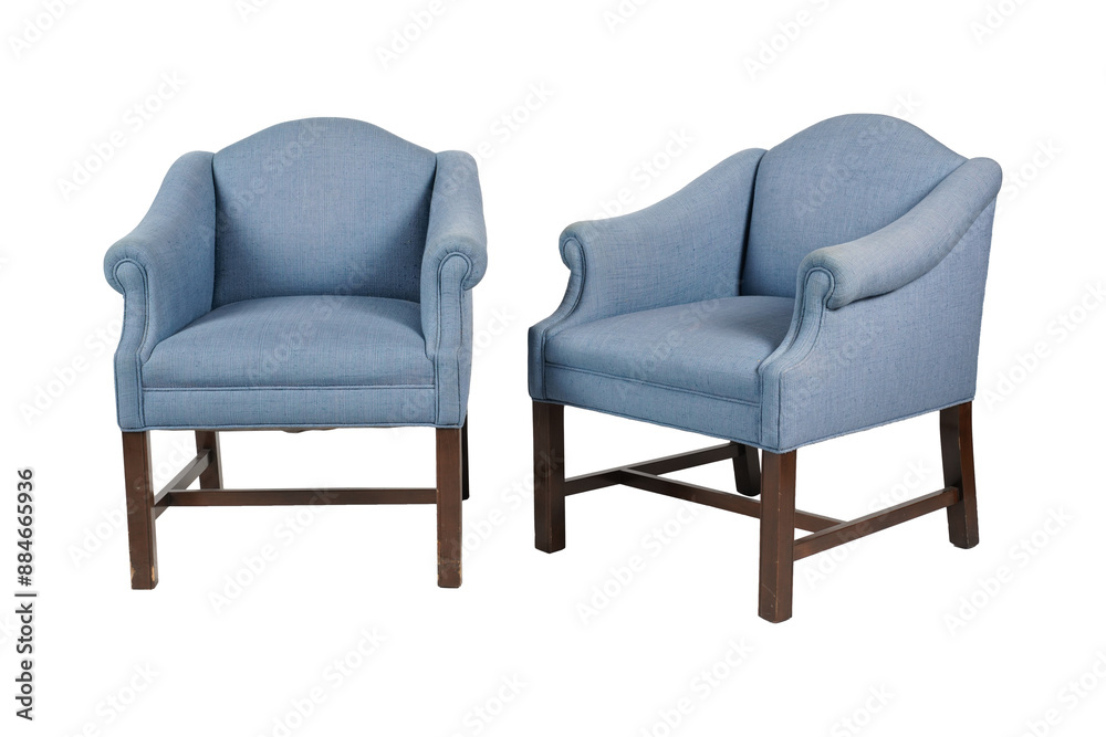 Fototapeta premium armchair isolated on white background