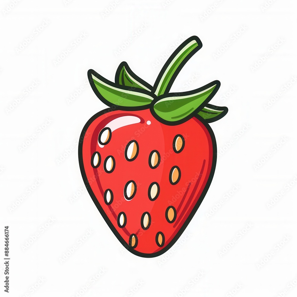 Vector illustration of strawberry Vector illustration of strawberry