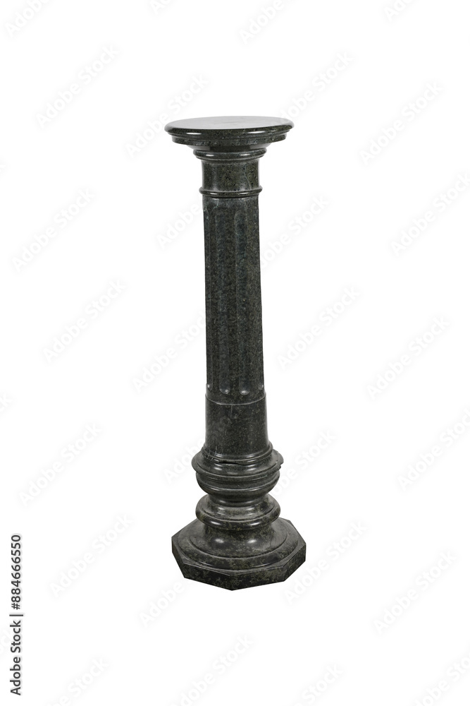 antique column isolated on white antique column isolated on white