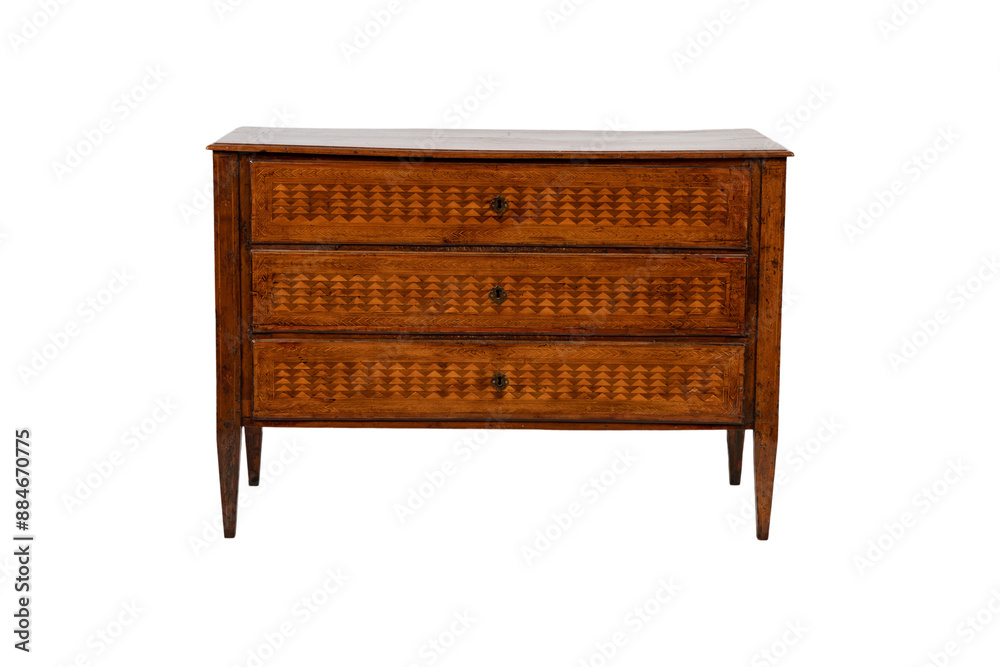 wooden chair isolated