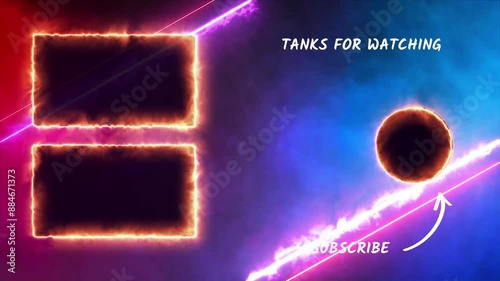 Youtube End Screen Animation