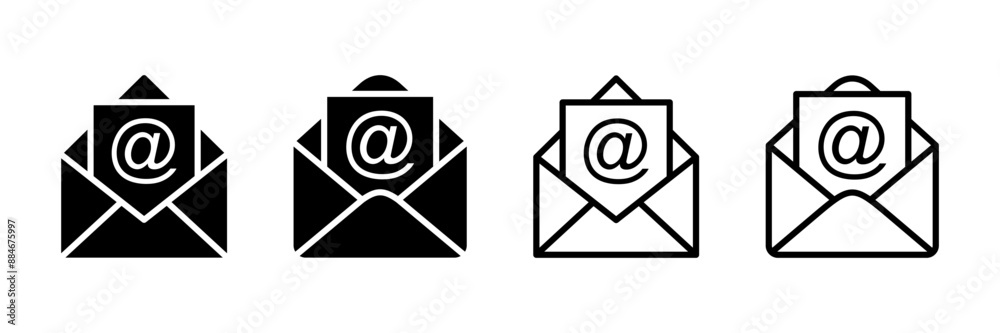 Mail vector vector icon isolated on white background. E-mail icon. Envelope illustration. Message