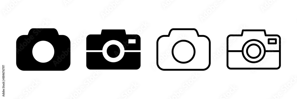 Camera Icon vector isolated on white background. Camera symbol. Camera vector icon Camera Icon vector isolated on white background. Camera symbol. Camera vector icon