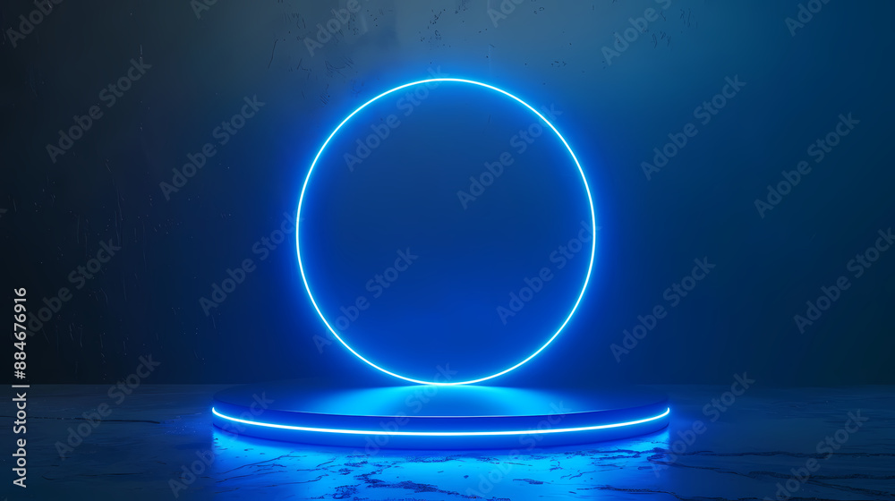 Neon light booth Neon light booth