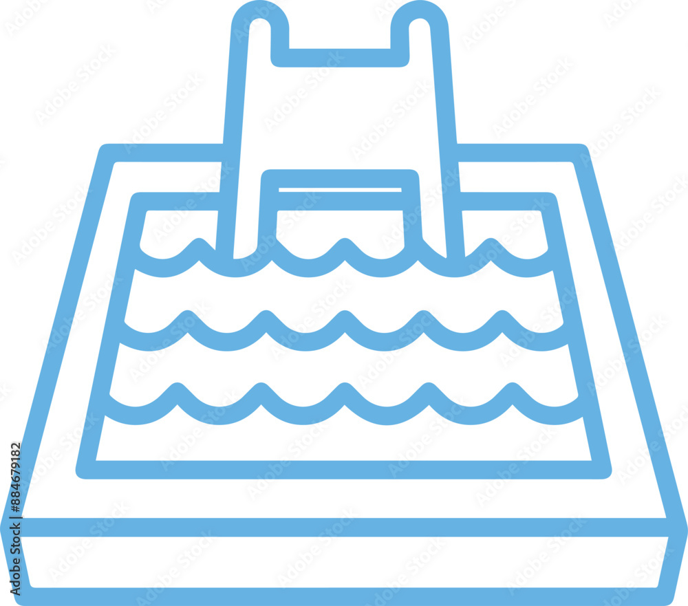 Pool clip art design on plain white transparent isolated background for card, shirt, hoodie, sweatshirt, apparel, tag, mug, icon, poster or badge Pool clip art design on plain white transparent isolated background for card, shirt, hoodie, sweatshirt, apparel, tag, mug, icon, poster or badge
