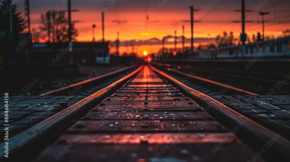 Obraz premium Blurred background image of a train to ensure search result relevance and visibility