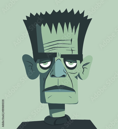 Scary Cartoon Halloween Fra...