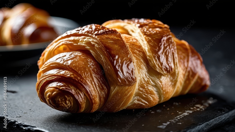 Freshly Baked Croissant. Freshly Baked Croissant.