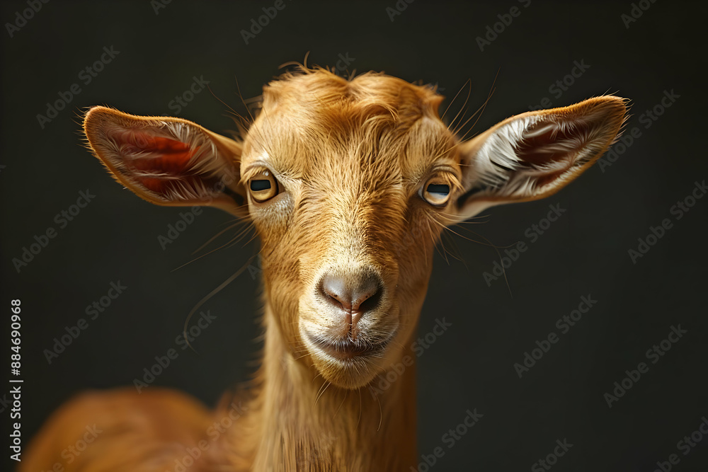 Cute Goat Portrait