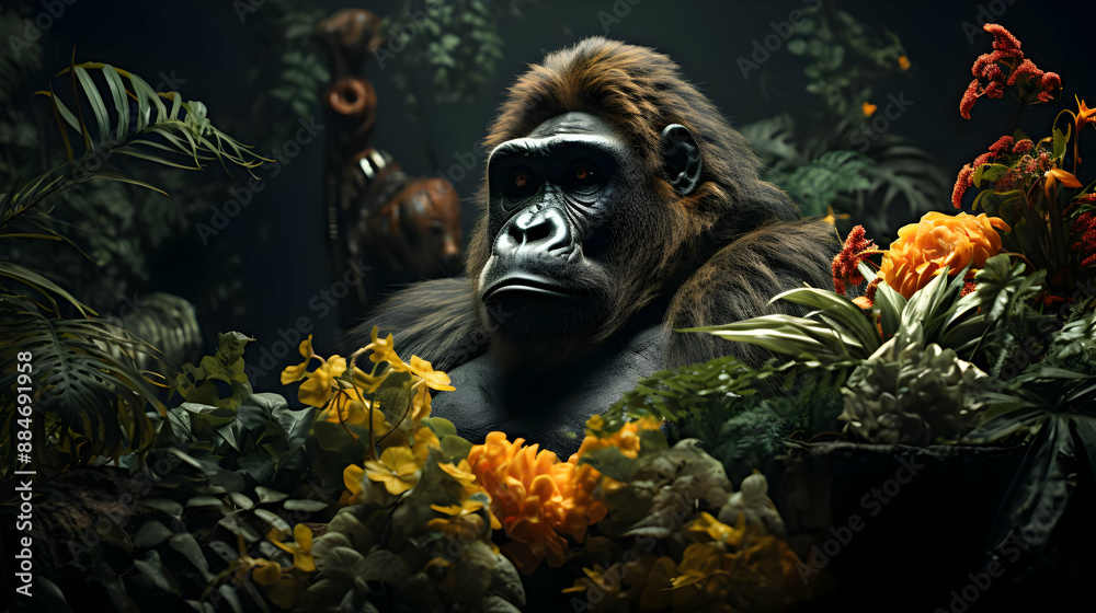 Gorilla in the Jungle Gorilla in the Jungle