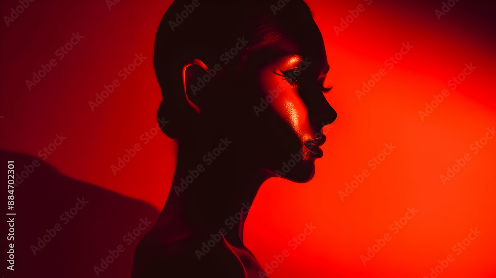 Red Light Silhouette Red Light Silhouette