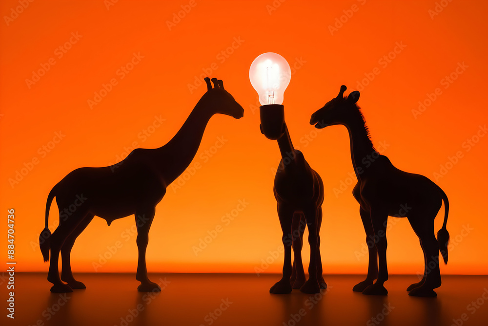 Giraffes & a Lightbulb: An Idea Takes Shape Giraffes & a Lightbulb: An Idea Takes Shape