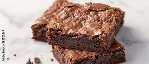 Brownies, fudgy and rich, satisfy chocolate cravings with every bite