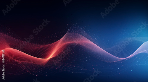 The futuristic background features an abstract blue network, illustrating the concept of technology and science in modern tech connections. network, background, technology, futuristic, connection,