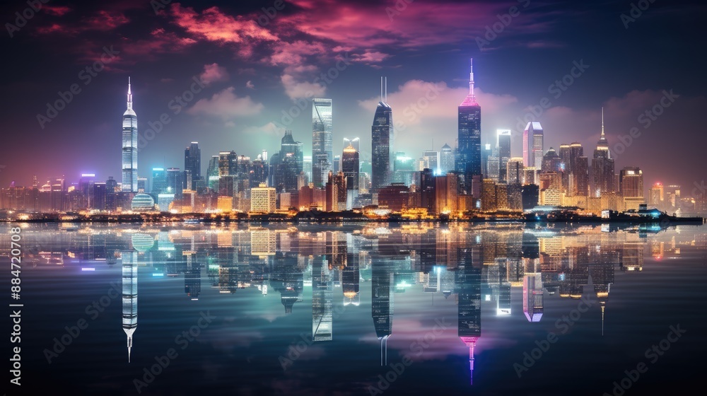 city at night HD 8K wallpaper Stock Photographic Image city at night HD 8K wallpaper Stock Photographic Image