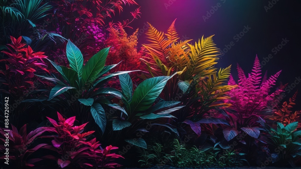 Fototapeta premium Neon Jungle.