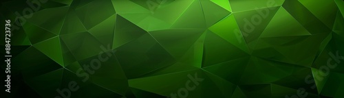 Geometric patterns in dark greens illustrating envy and growth Minimalist Dark green Vector art