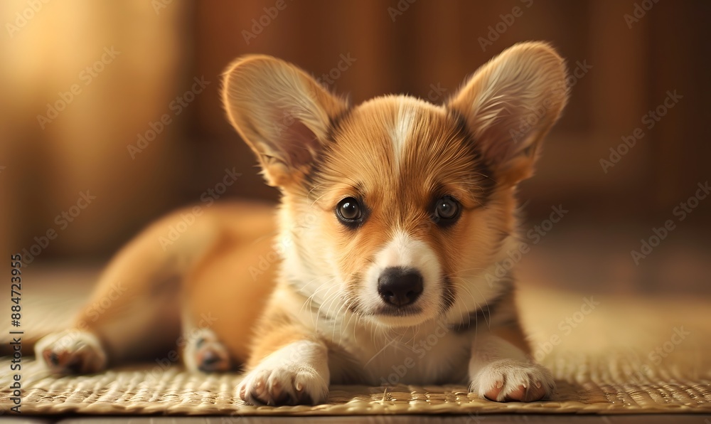 adorable puppy, Generative AI