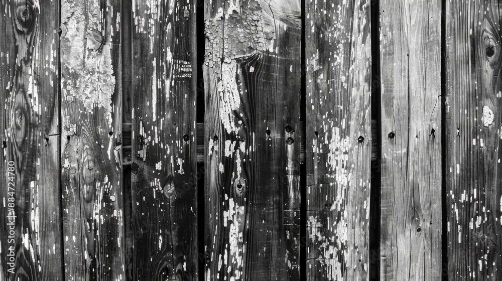 Black and White Weathered Wooden Planks